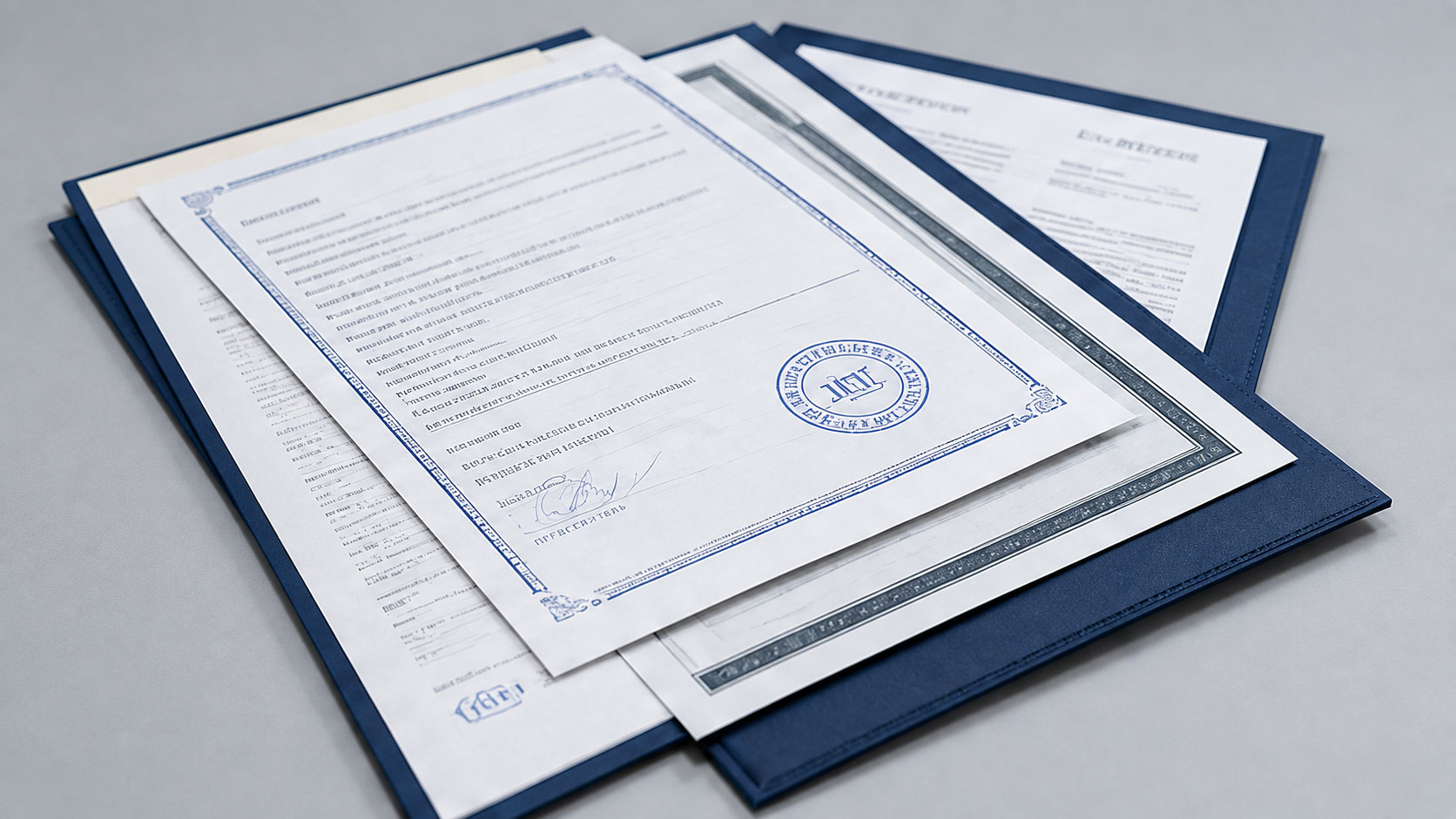 Product certification documents